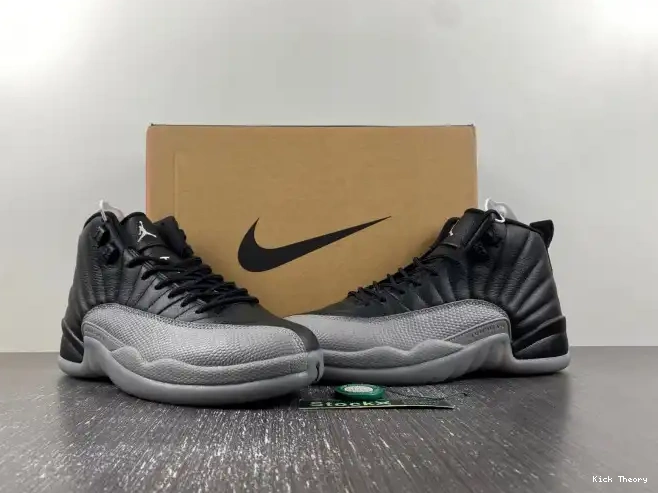Kick Theory Jordan Air 12 Wolf Black Grey CT8013-019 0507